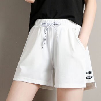 xwdkq 中学生中考体育短裤女生体考运动裤新款休闲白色短裤女夏学生