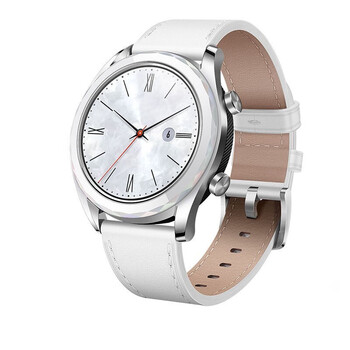 华为(huawei)watch gt 雅致款 白色  (一周续航 户外运动手表 实时