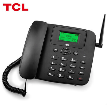 TCL插卡電話機座機全網(wǎng)通4G版移動/聯(lián)通/電信/中文菜單/大音量/WIFI熱點辦公家用移動固話LT100全網(wǎng)通版