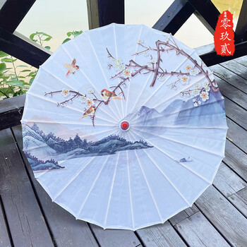 宝兰晶油纸伞小号儿童油纸伞手工女童古风伞绸布古典舞蹈跳舞演出古装