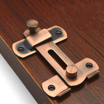 古铜色移门搭扣304不锈钢门栓门扣推拉门锁扣插销保险栓扣 304不锈钢