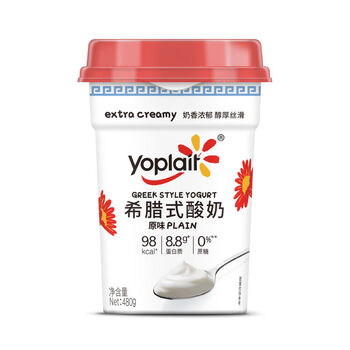 山姆会员店顺丰优诺诺希腊酸奶原味0蔗糖高蛋白480g/桶装醇厚健身代餐