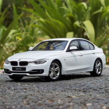 1:18 宝马3系335i bmw轿车合金汽车模型车模 白宝马收藏礼物 白色