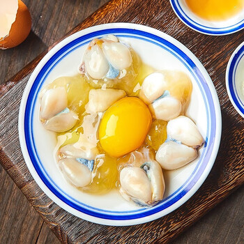 墨鱼蛋新鲜腌制带膏 小乌贼卵咸鱿鱼蛋白目鱼蛋 宁波特产 小墨鱼蛋250