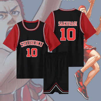 澳颜莱三井寿灌篮高手球衣定制樱木花道流川枫男女短袖投篮运动背心