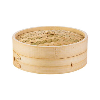 蒸笼屉竹木 竹木蒸笼家用多层饺子竹笼蒸屉带盖蒸馒头的篦子小笼包