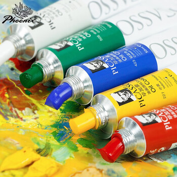 Phoenix 凤凰画材油画颜料单支套装学生画材艺考培训推荐美术用品画画初学者油彩颜料批发170ml 常用12色 图片价格品牌报价 京东