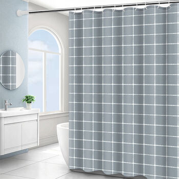 南啵丸浴室隔断浴间浴帘防水洗澡隔离帘子淋浴房卫生间挡水拉帘厕所门