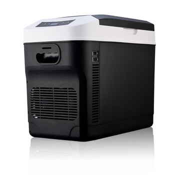 可用小冰箱冷藏冷冻两用12人诺敏28升车载冰箱小冰箱迷你小型家黑色