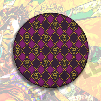 jojo的奇妙冒险动漫周边徽章黄金复刻饰品空条承太郎世界挂件二次定制