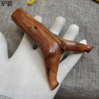 纯手工有手感 火琉璃原叉弹弓扁皮筋专用纯手工制作实木玩具传统怀旧
