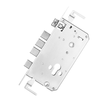 门锁6068不锈钢防盗门锁体双活双快防插大门锁体指纹锁密码锁霸王锁体