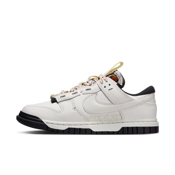 耐克nikedun低帮男子运动鞋冬季新款胶底板鞋大勾fb8894002幻影灰白