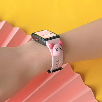 适用于荣耀手环6nfc表带个性潮流表带华为手环6腕带荣耀智能六代可爱