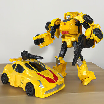 小牧马变形玩具擎天之柱正版变型合金版男孩手办模型机器人汽车黄蜂