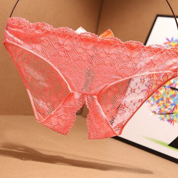 莫代尔蕾丝开裆内裤女士免脱诱惑火辣性感情趣女大码三角裤开叉t裤