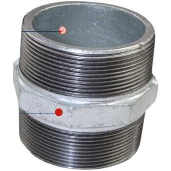 dn25内接20管件6分铁4分32双头1寸15铸铁50六角六角外丝直接dn2511寸