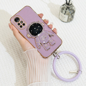 gkk 华为nova8手机壳pro电镀立体宇航员带支架硅胶软壳8se太空人折叠