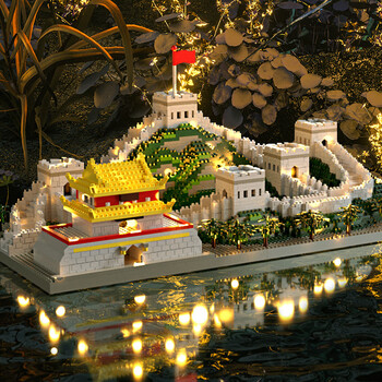 乐高(lego)万里长城积木男女孩系列拼装玩具高难度巨大型10000粒9岁