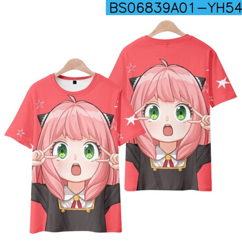 spyfamily间谍过家家阿尼亚约尔福杰动漫周边t恤短袖痛衣麟月二次元