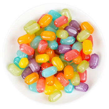 韩商言李现同款糖俄罗斯水果夹心混合彩色硬糖喜糖500克 透明款500克x