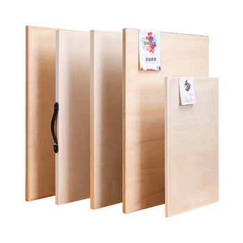 乐画板美术生专用 木制8k4k2k全开两开素描板 儿童写生油画绘画板子