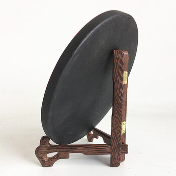 茶饼架 鸡翅实木盘架碗盆茶饼架普洱茶架子展示柜托支架茶道配件置物