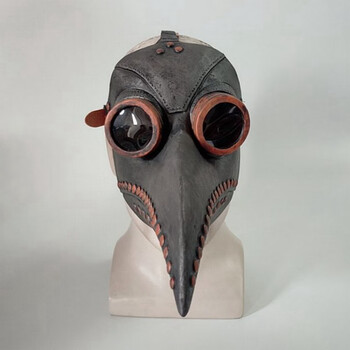 万圣节乌鸦面具 长鸟嘴面具cs万圣节朋克乌鸦少主鸟嘴中世纪瘟疫蒸汽