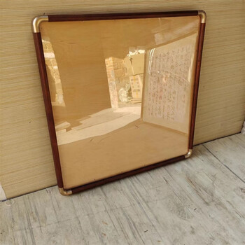 霜魄实木塑铜角画框k框中框相框中式书法边框国画框【凤记网红 50*50