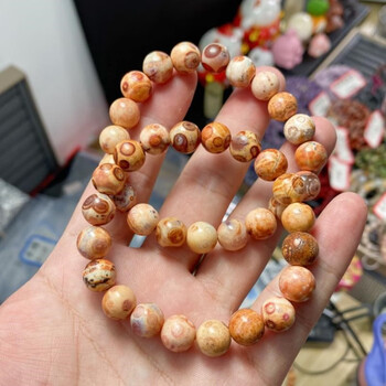东庸堂天然泰国龙宫舍利玛瑙手串10mm原矿舍利子手链男女民族风饰品