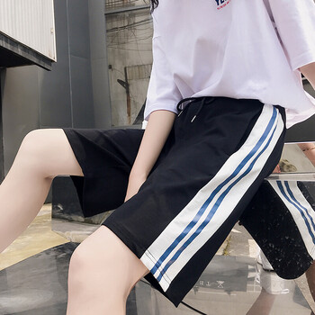 铭汇通中考运动短裤初中女学生体育考试训练体考中裤跑步宽松休闲五分