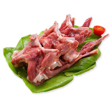 新鲜鸭锁骨 速冻鸭架子 生鲜鸭肉 鸭叉骨 鸭架骨 2kg(4斤)