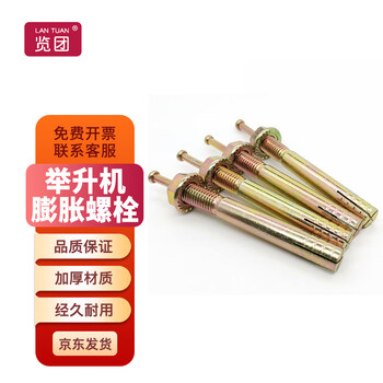 览团 举升机膨胀螺栓一钉得击芯膨胀螺丝升降机固定锤击壁虎击钉型膨胀锚栓 M6*50 一个价