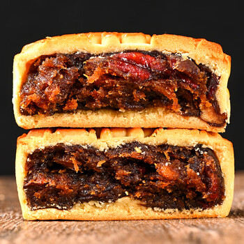 东思北 1000g山东蜜枣月饼枣泥月饼软老式微甜不腻传统手工真材实料