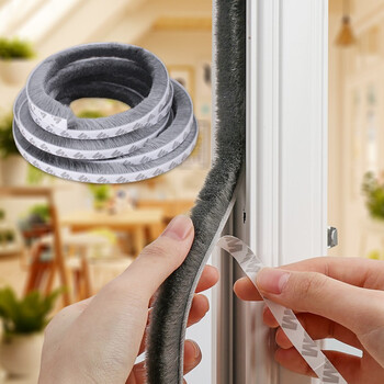 顶谷自粘型门窗密封条毛条塑钢窗铝合金窗户缝隙隔音条防盗门玻璃木门