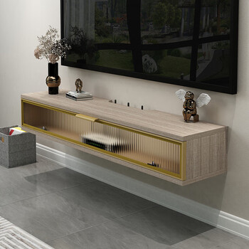 佟年电视柜收纳盒整理电线合电视机顶盒路由器收纳盒轻奢壁挂电视莫克