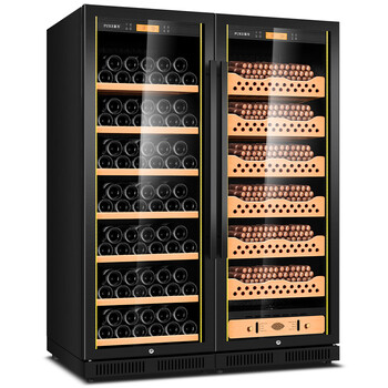 富客(fuke)168ct2雪茄柜恒温恒湿实木不锈钢恒温红酒柜雪茄柜需订制