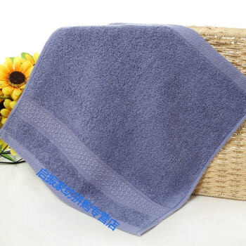 加厚纯棉方巾洗脸儿童柔软吸水面巾四方形小毛巾不掉色不掉毛11色紫色
