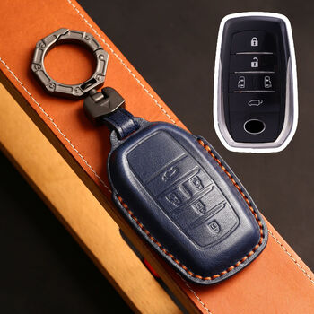 北羽明亚适用于丰田霸道钥匙套牛皮塞纳埃尔法格瑞维亚卡罗拉亚洲a款5