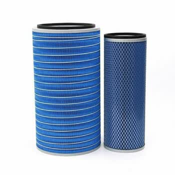 泓利洁k30463046空滤东风天龙解放福田欧曼豪沃空气滤清器滤芯蓝3046