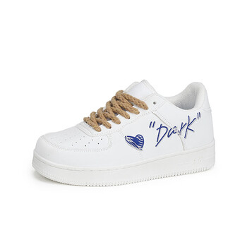 ck透气小白鞋女士跑步鞋百搭2022夏季时尚潮流运动鞋休闲板鞋女 白