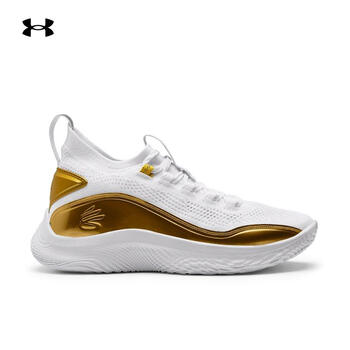 安德玛官方ua库里curry8golden男子运动篮球鞋男鞋3024456白色10244