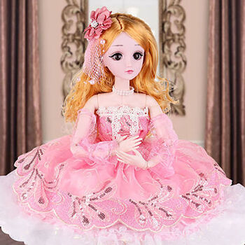 芭比洋娃娃公主仿真精致换装套装60厘米单个礼盒女孩礼物超大玩具艾莉