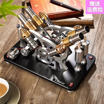 迷你发动机模型小型模型微型发动机金属引擎燃油v8玩具可发动组装