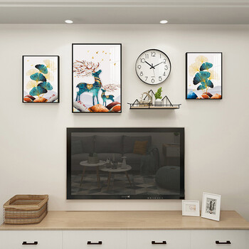 高档电视墙装饰画客厅电视背景墙挂画现代简约餐厅装饰画北欧轻奢走廊