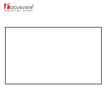 Focusview焦点屏幕白钻画框软白幕16K超高清投影幕布厂家参考级白软幕家庭影院办公会议画框幕布pvc材质 白钻 画框软幕【发货时间：7个工作日】 100英寸