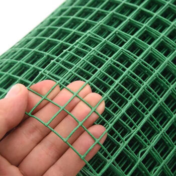 小孔绿网格包塑电焊网铁丝网围栏养殖网养鸡网荷兰网钢丝网防护网 1