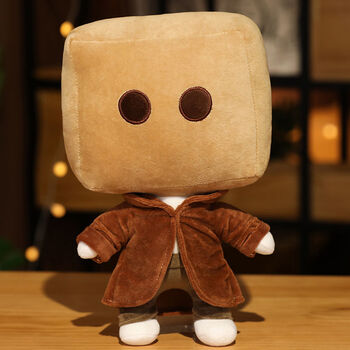 游戏公仔女主小六毛绒儿童玩具可爱玩偶女友闺蜜生日礼物 盒子精定制