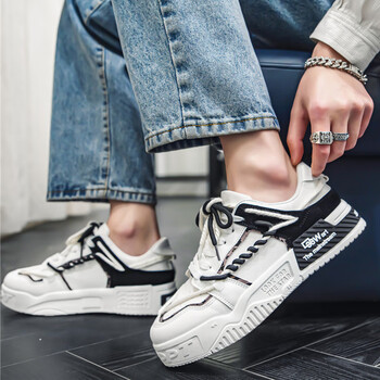 乔丹官方白色帆布板鞋男夏季透气2023新款原创皮面潮鞋男款运动小白跑