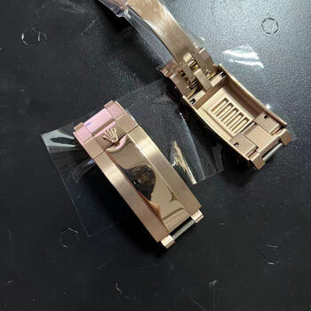 代用劳力士手表带表扣手表配件男黑水鬼绿水鬼迪通拿精钢表链表节 全